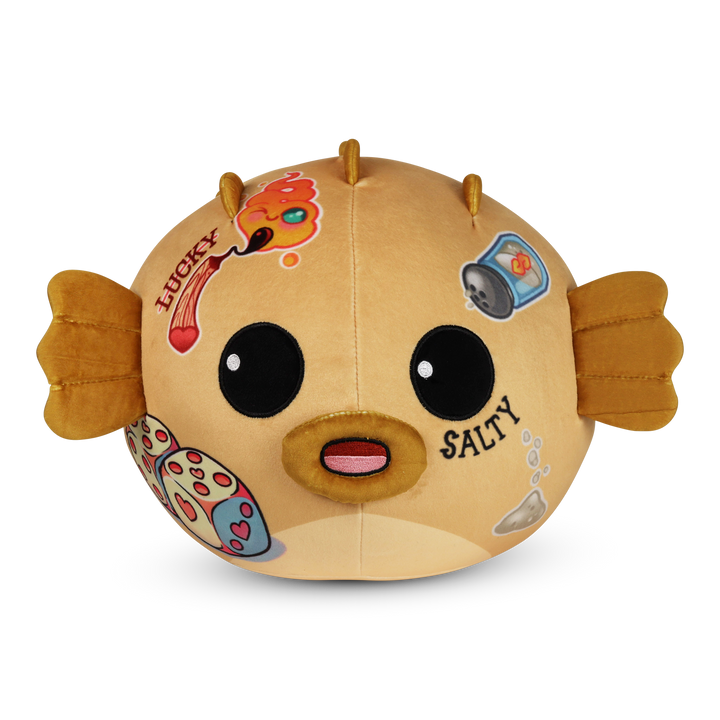Mel the Pufferfish Plushie - Ghost and Darkness