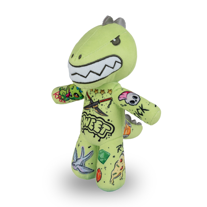 Thrash the Dino 8-inch Sprout Plushie - Ghost and Darkness