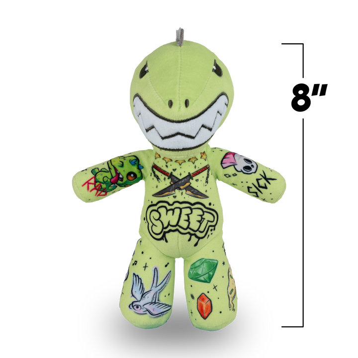 Thrash the Dino 8-inch Sprout Plushie - Ghost and Darkness