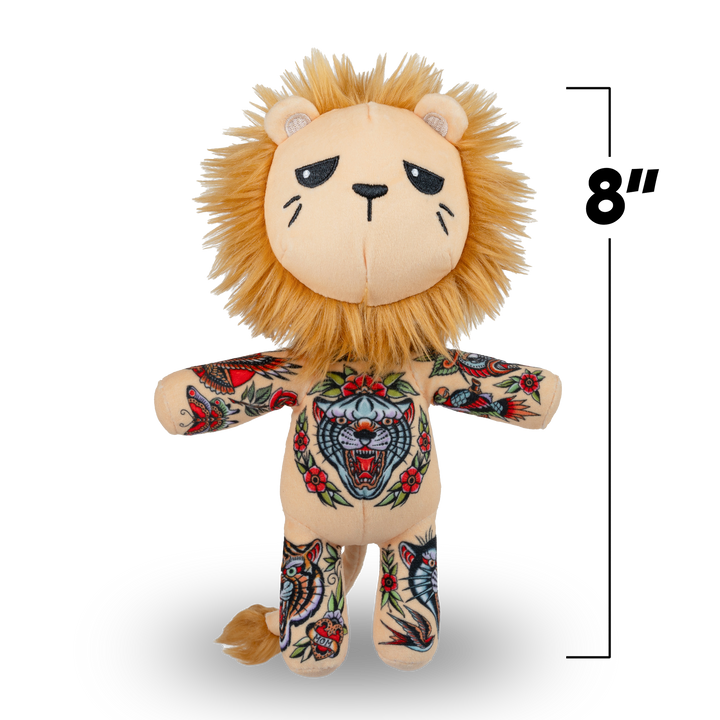 Samuele the Lion 8-inch Sprout Plushie - Ghost and Darkness