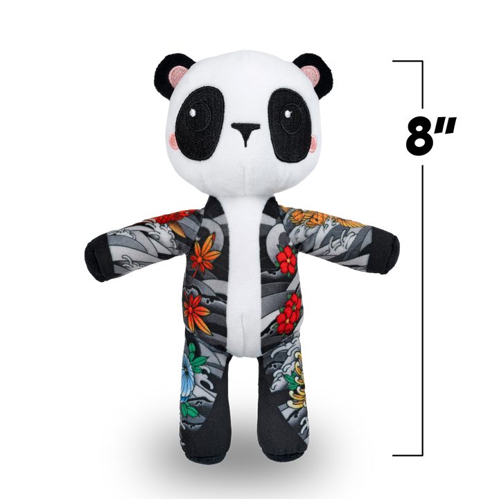 Kenji the Panda 8-inch Sprout Plushie - Ghost and Darkness