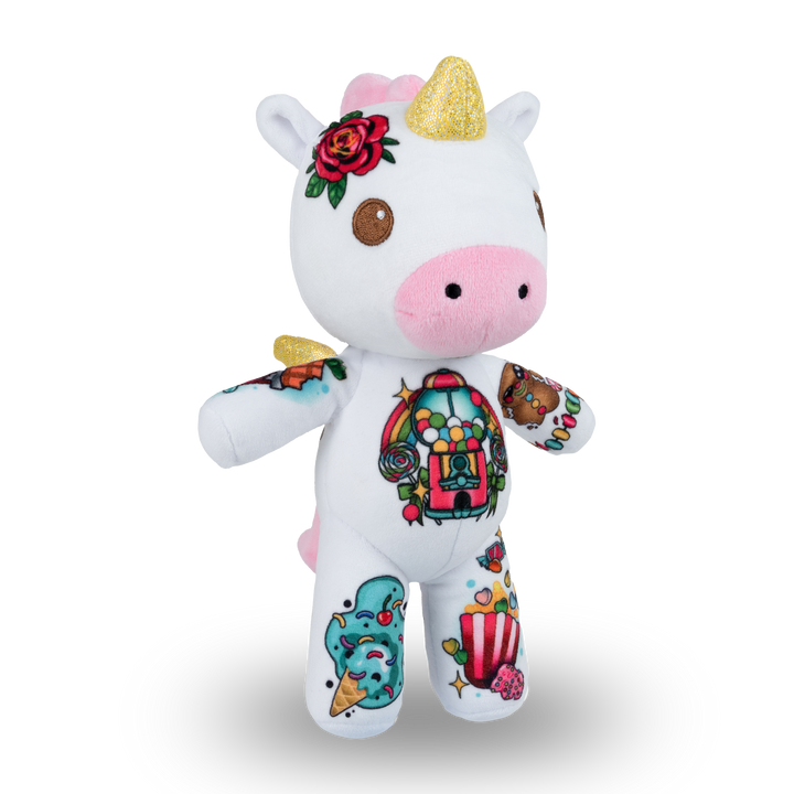 Candy the Unicorn 8-inch Sprout Plushie - Ghost and Darkness