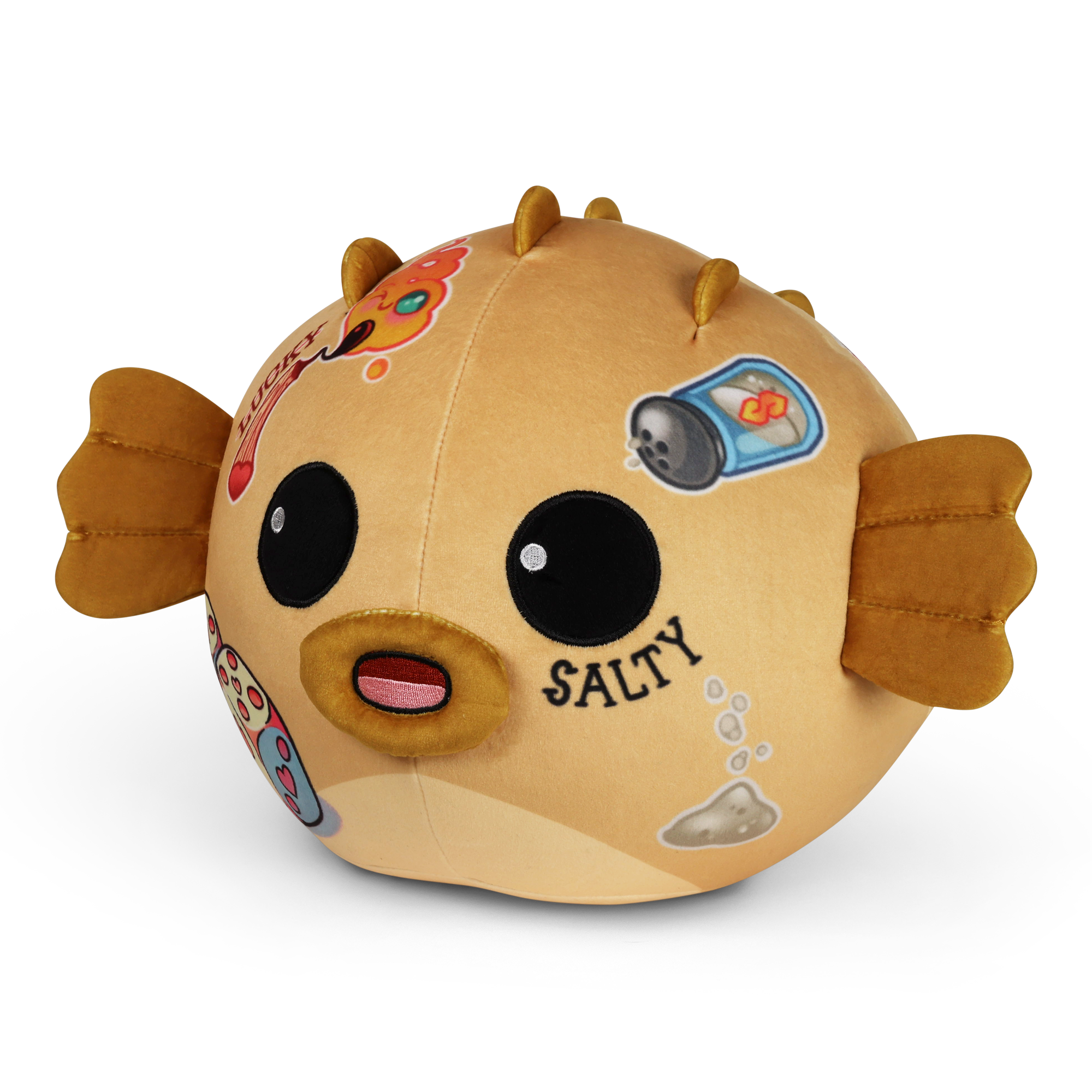 Mel the Pufferfish Plushie - Ghost and Darkness