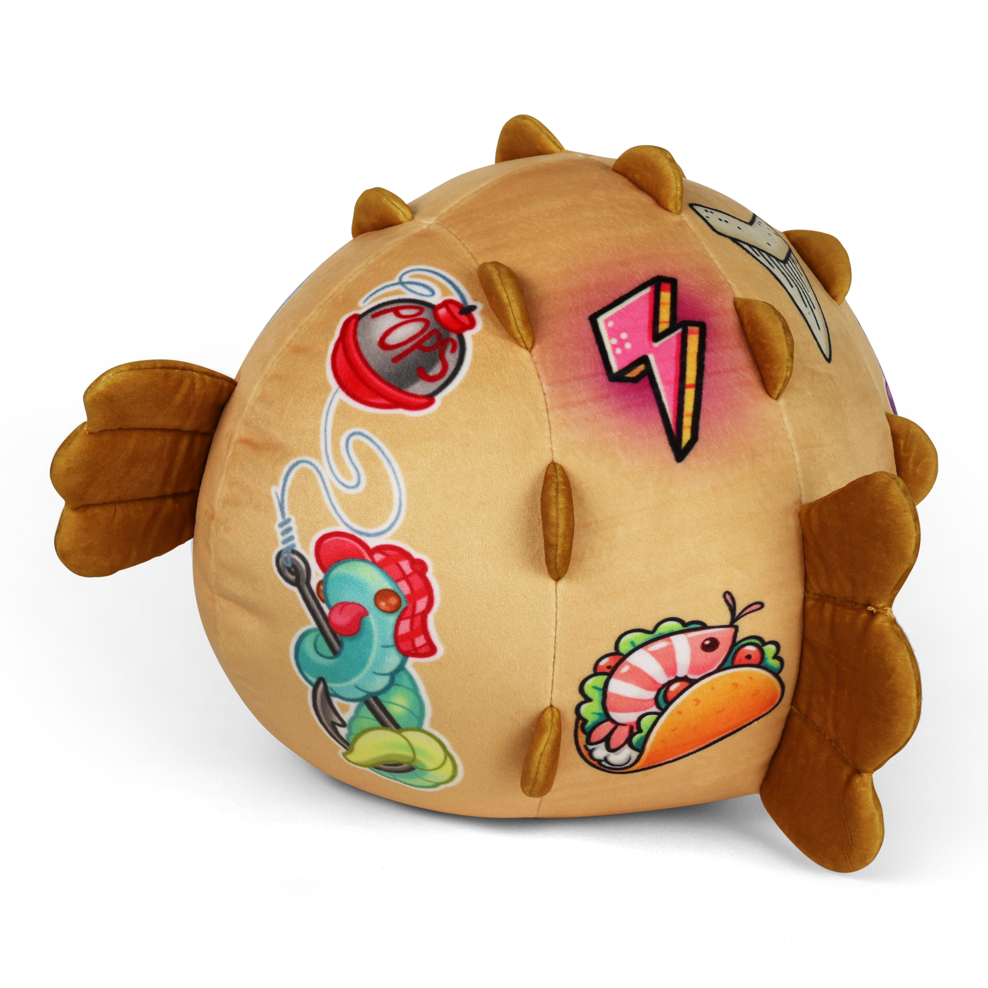 Mel the Pufferfish Plushie - Ghost and Darkness