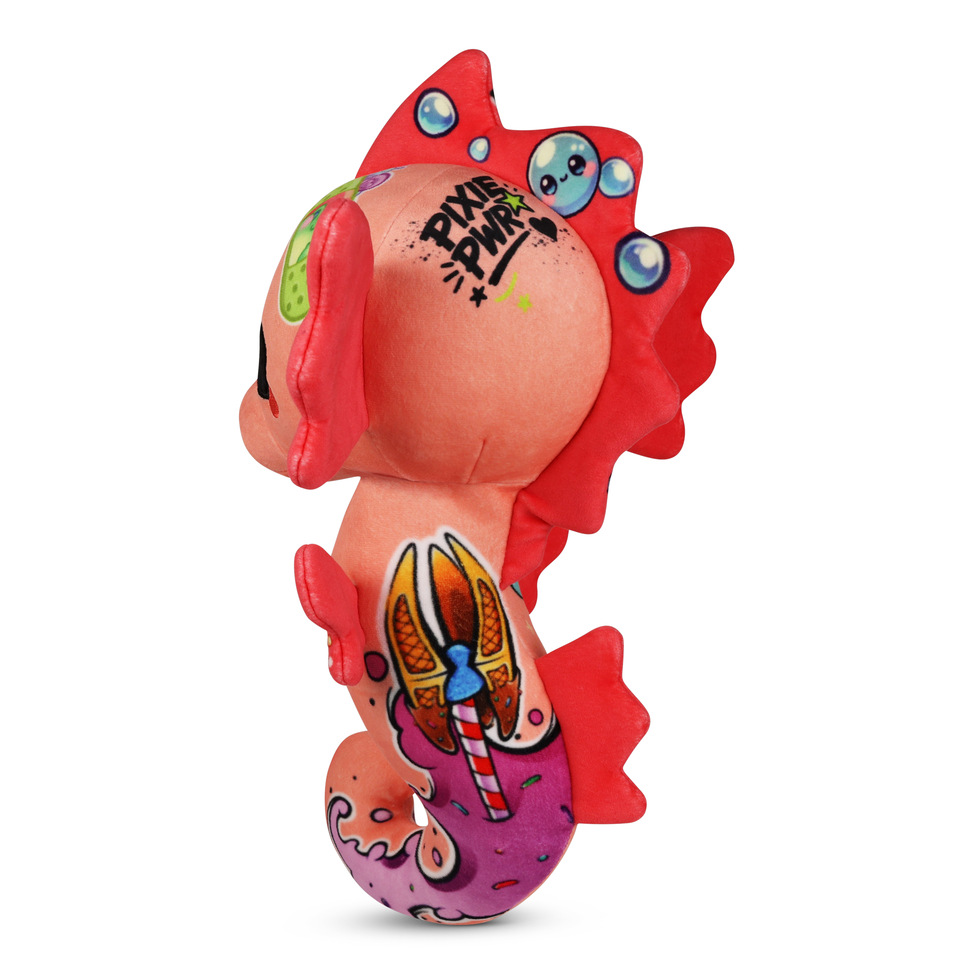 Pixie the Seahorse Plushie - Ghost and Darkness