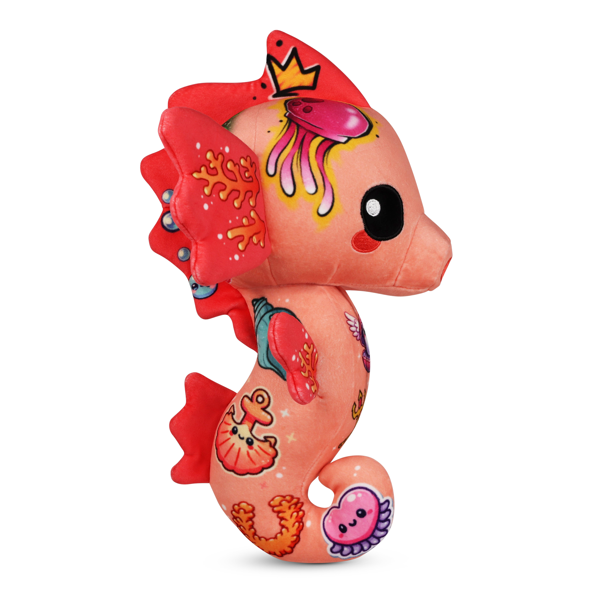 Pixie the Seahorse Plushie - Ghost and Darkness