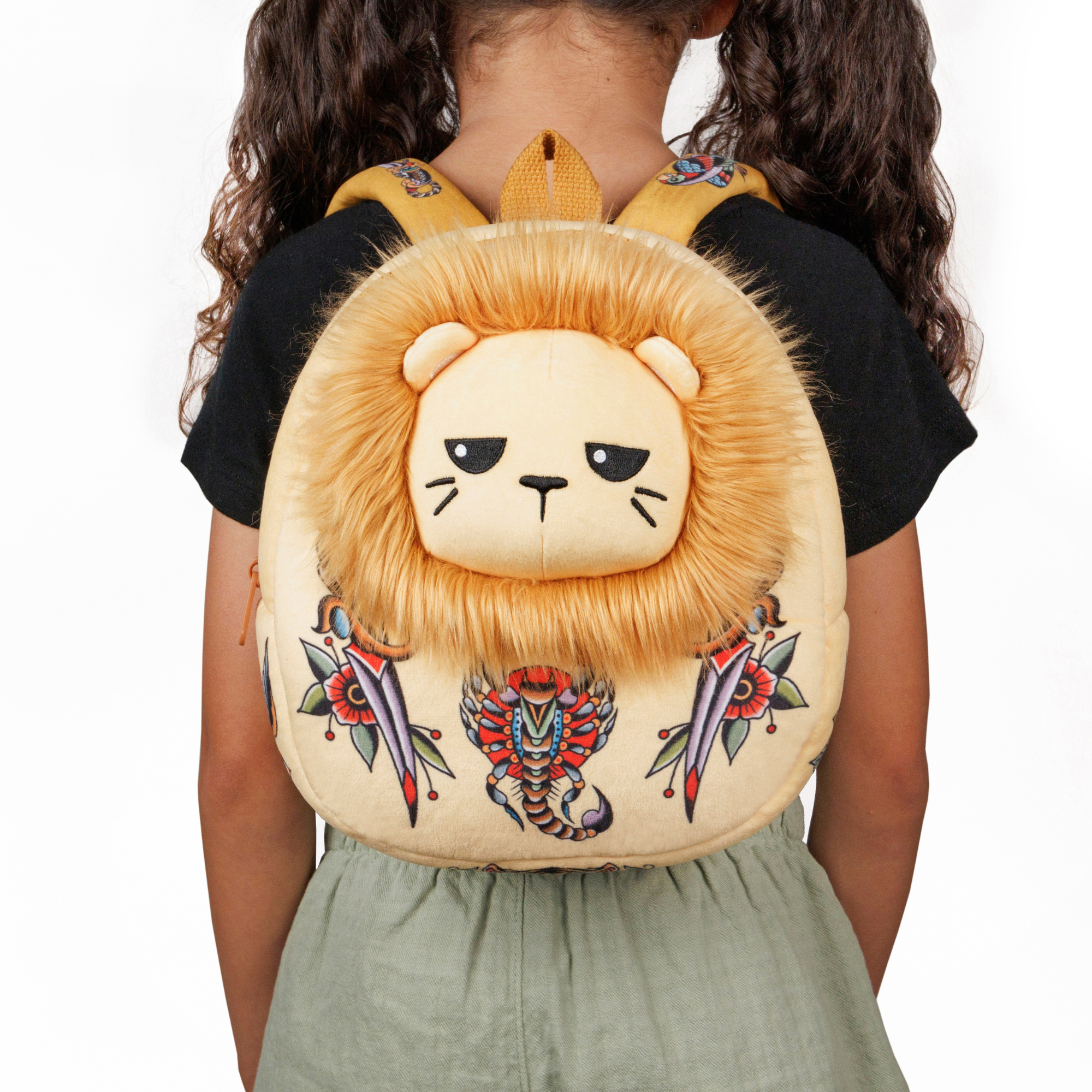 Samuele the Lion Backpack - Ghost and Darkness