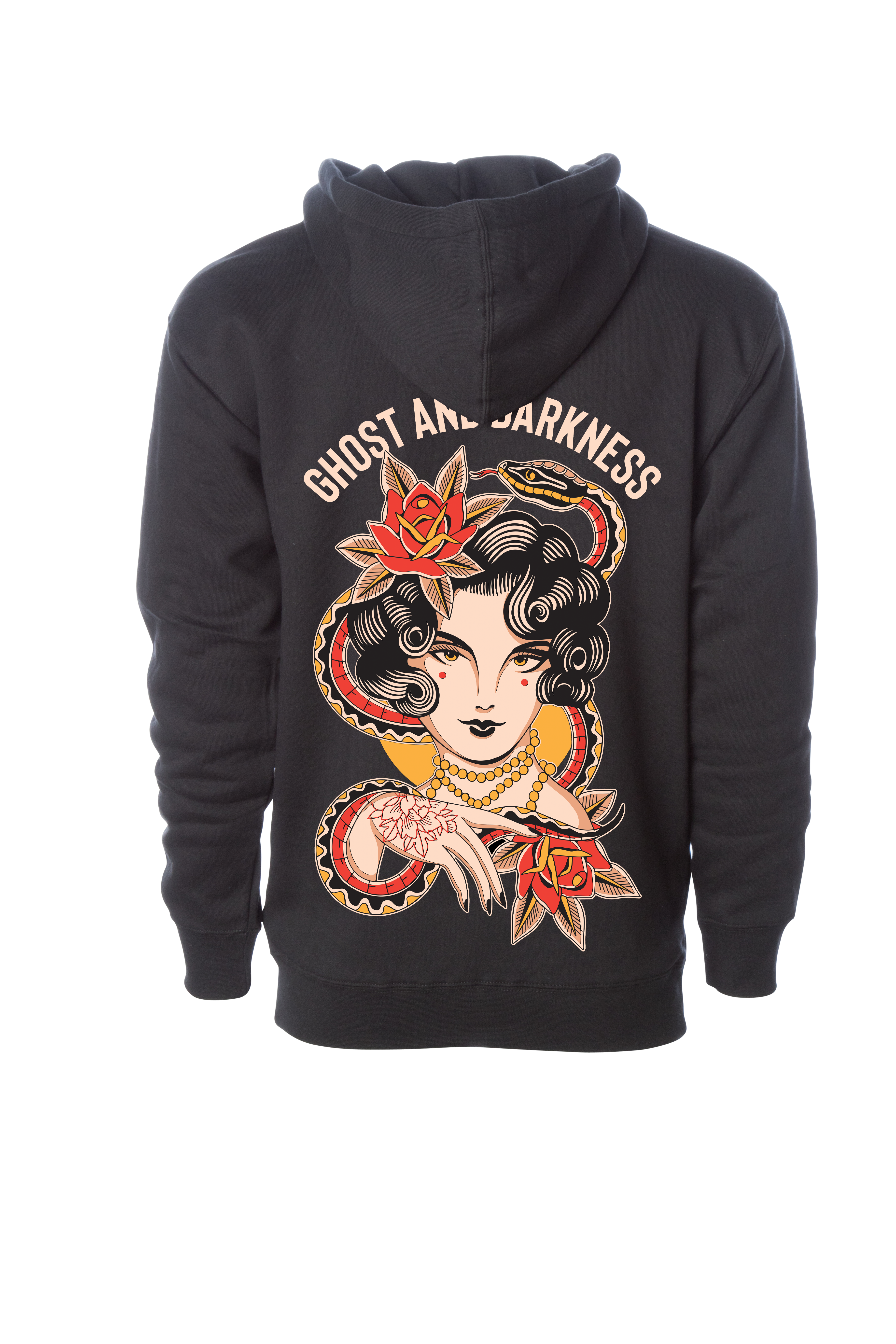 Lady Snake Hoodie - Ghost and Darkness