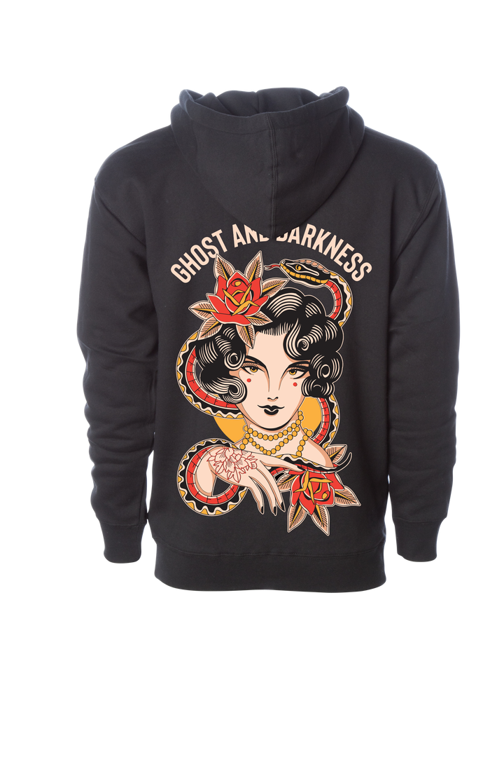 Lady Snake Hoodie - Ghost and Darkness
