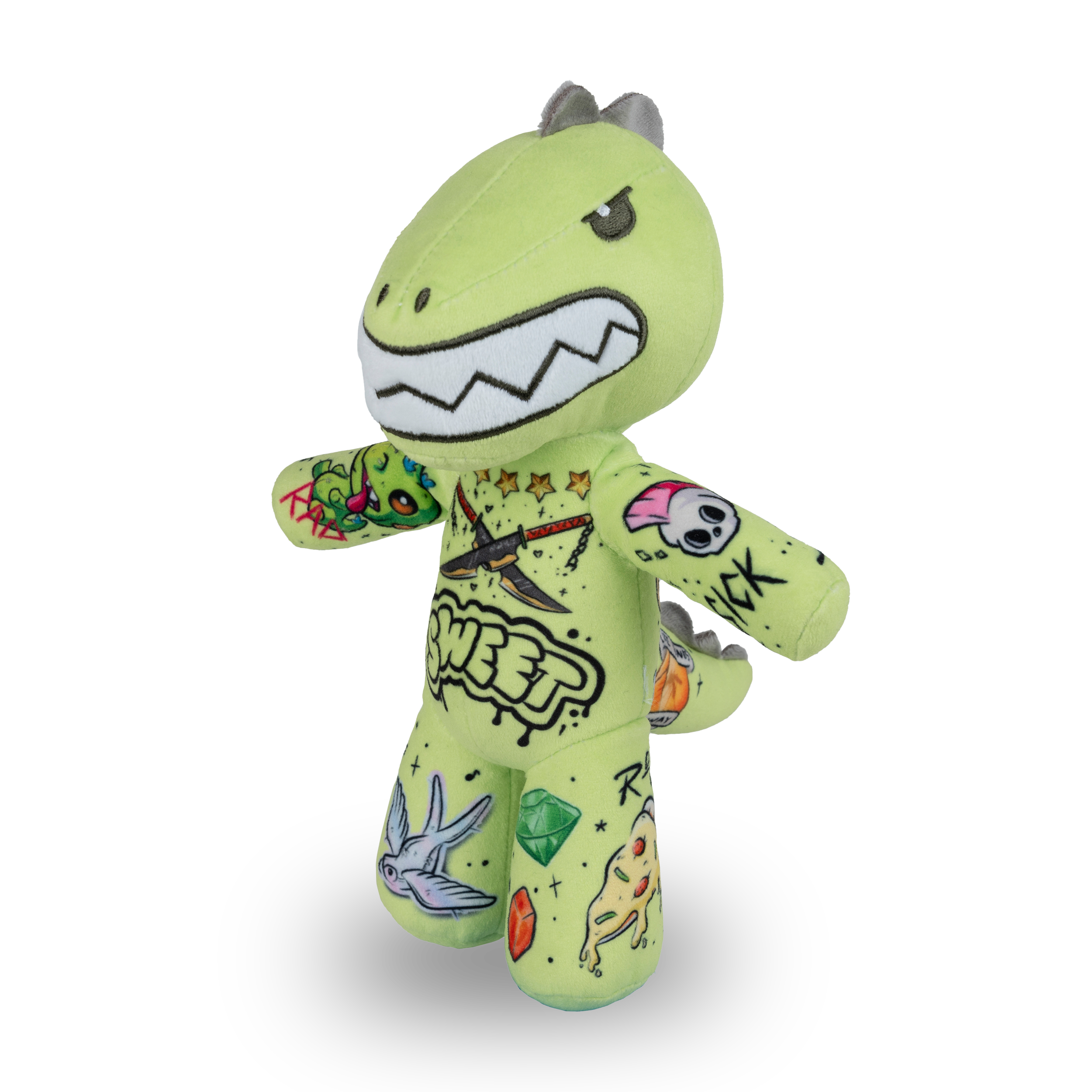 Thrash the Dino 8-inch Sprout Plushie - Ghost and Darkness