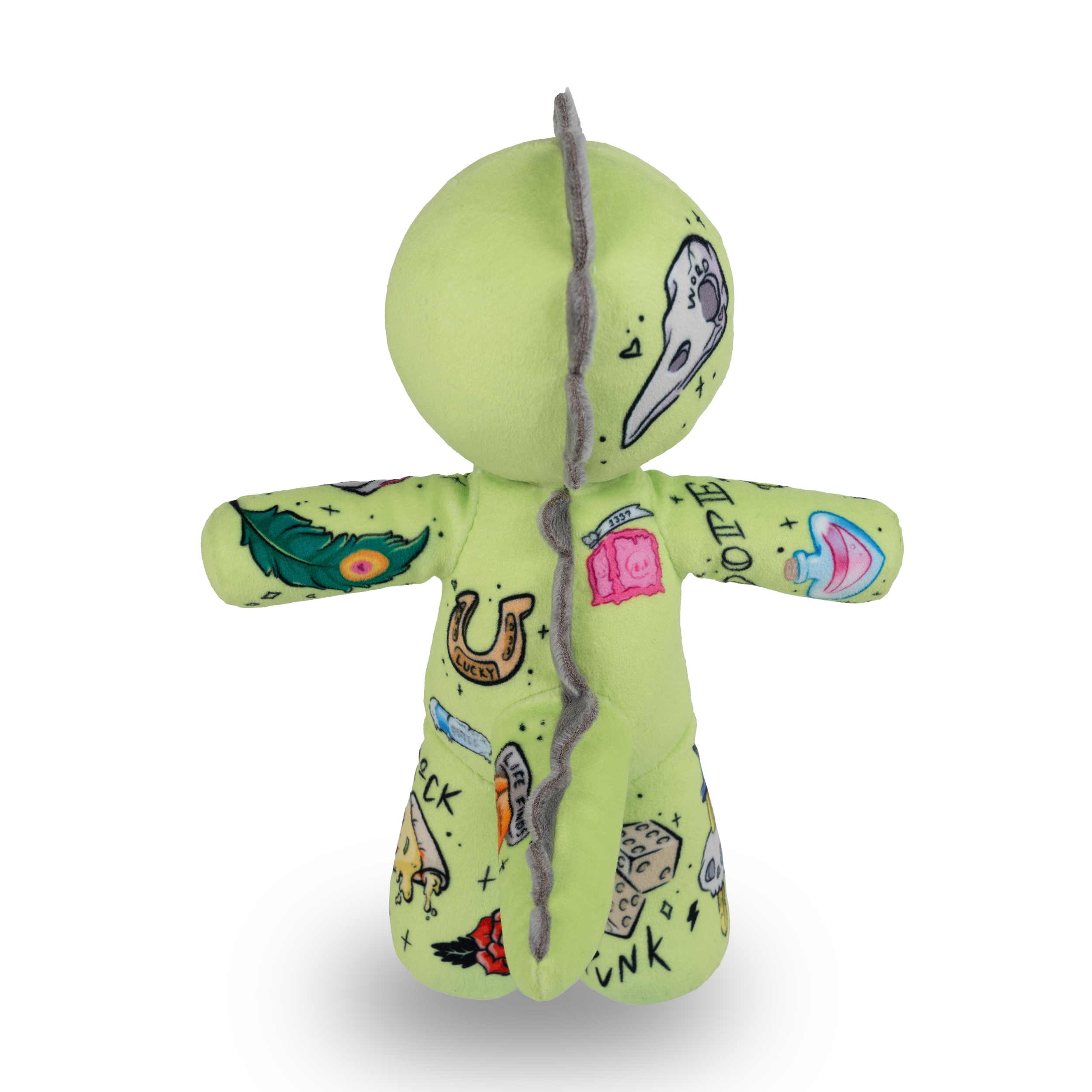 Thrash the Dino 8-inch Sprout Plushie - Ghost and Darkness