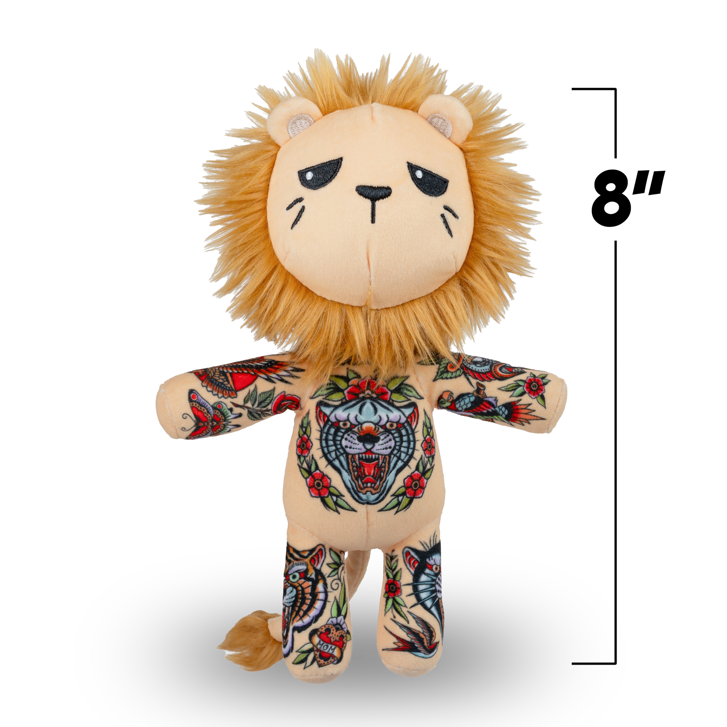 Samuele the Lion 8-inch Sprout Plushie - Ghost and Darkness