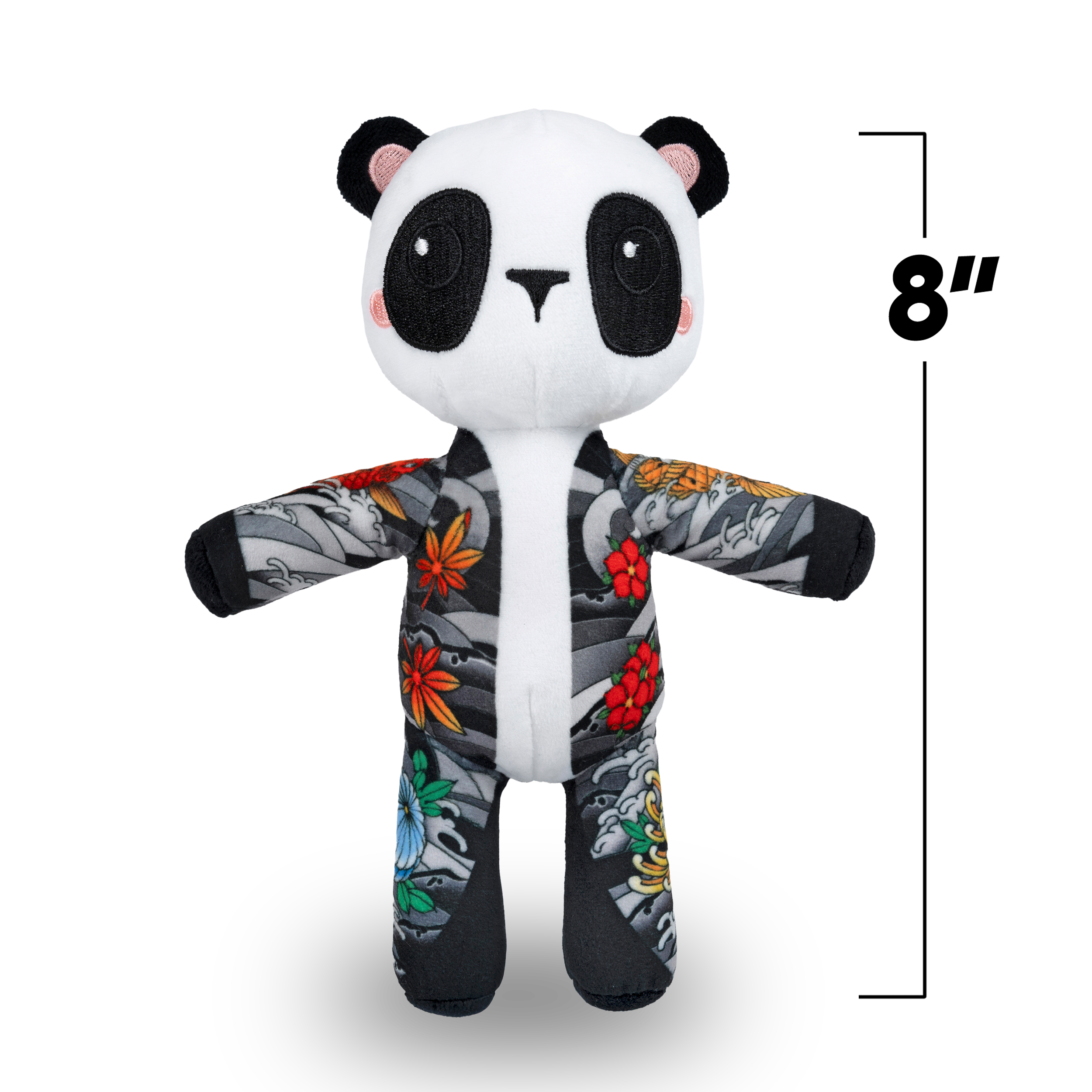 Kenji the Panda 8-inch Sprout Plushie - Ghost and Darkness