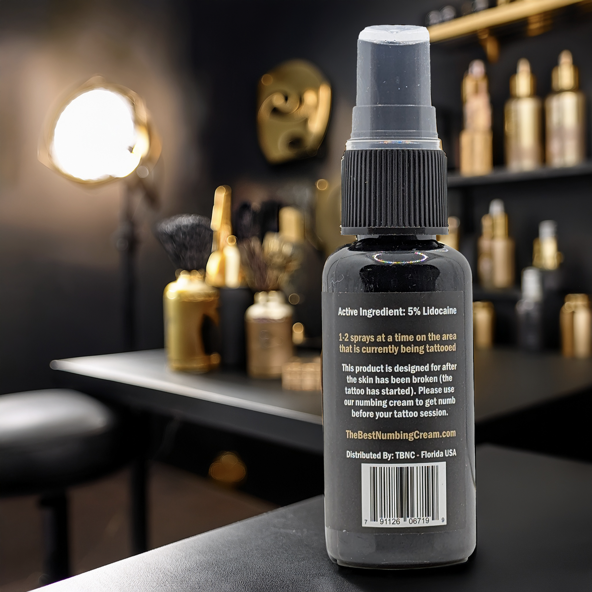 Tattoo Numbing Spray - Mid Session - Ghost and Darkness