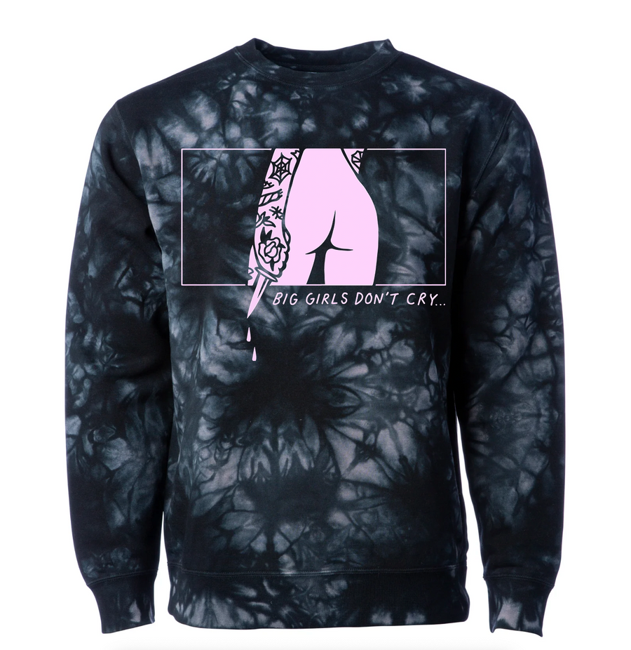 Big Girls Don't Cry Sweatshirt - Ghost and Darkness