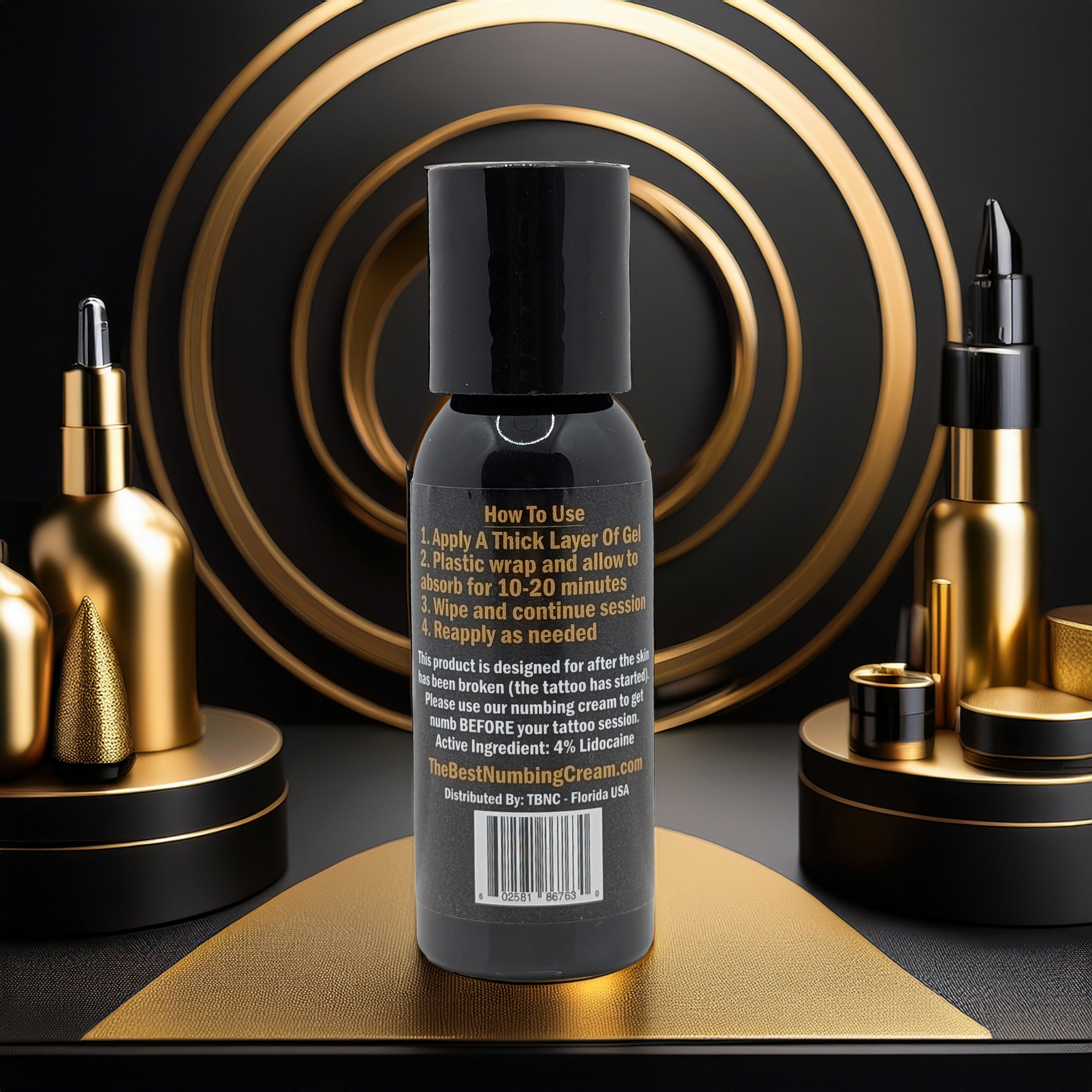 Tattoo Numbing Gel - Mid Session - Ghost and Darkness