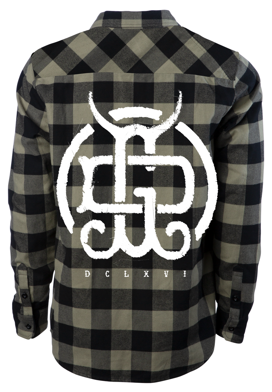 DCLXVI Monogram Flannel - Ghost and Darkness