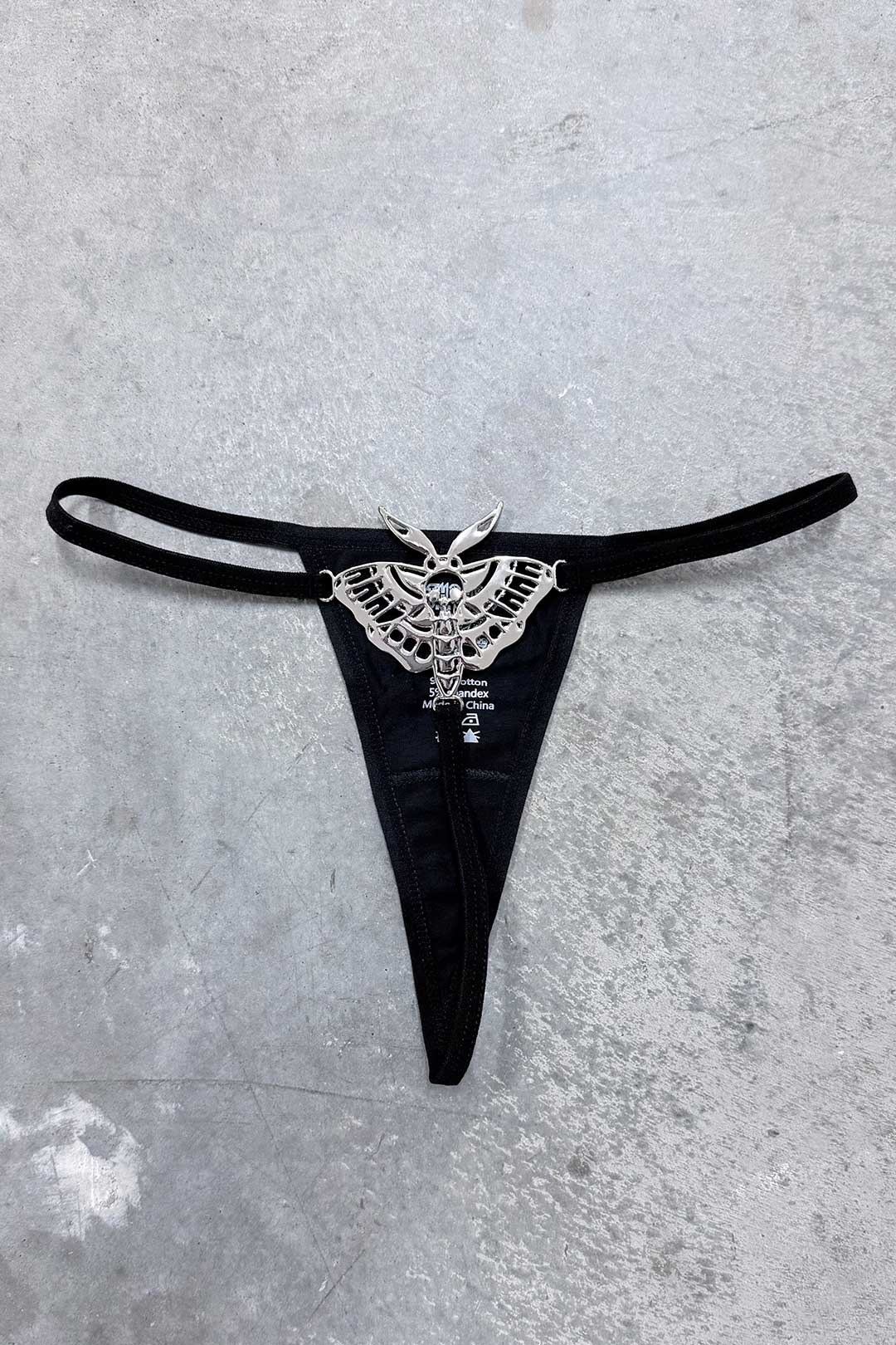 Death Moth Metal Thong