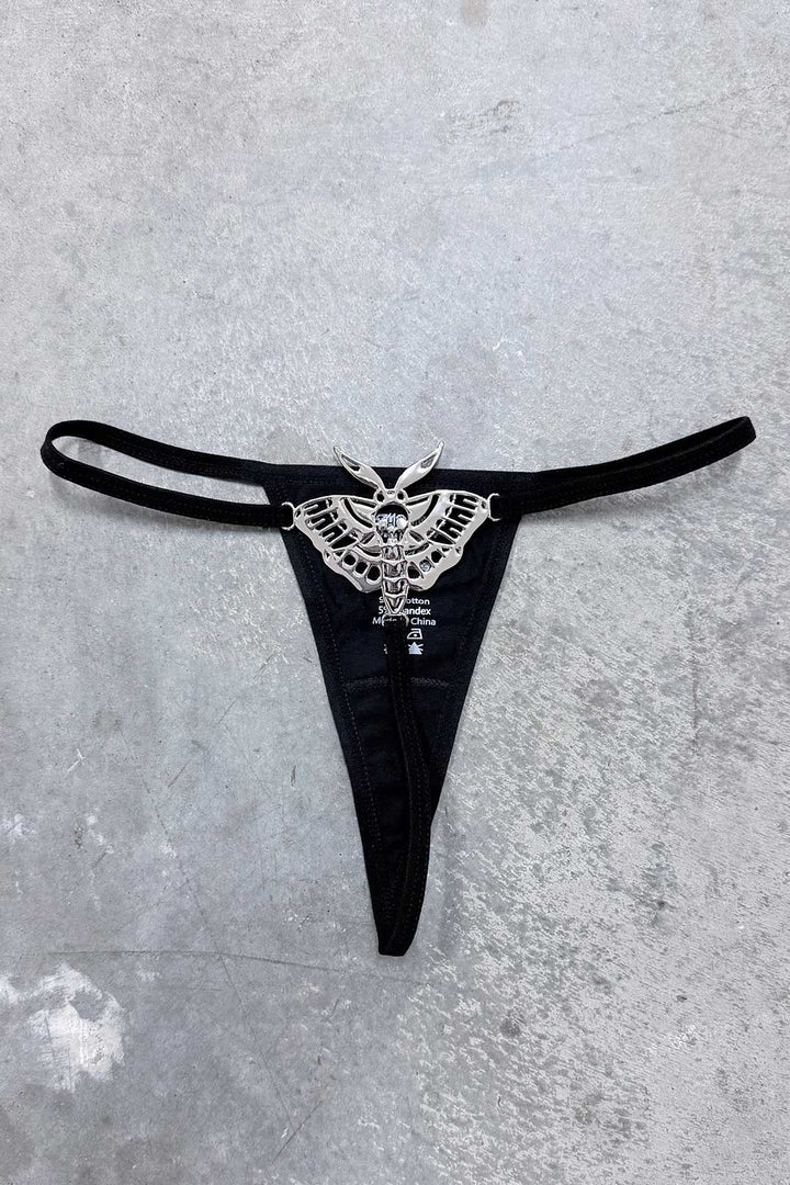 Death Moth Metal Thong