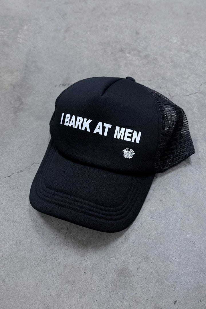 I Bark At Men Trucker Hat
