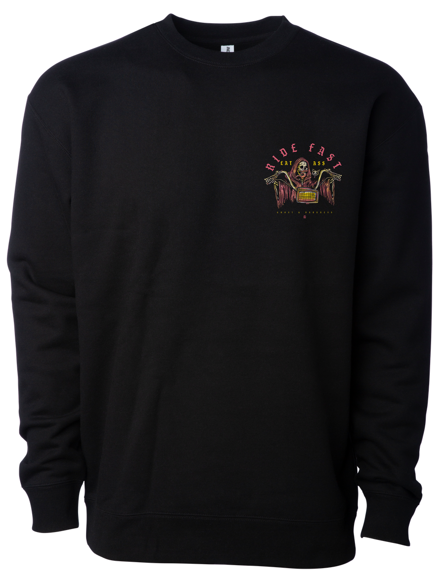 Ride Fast Sweatshirt - Ghost and Darkness