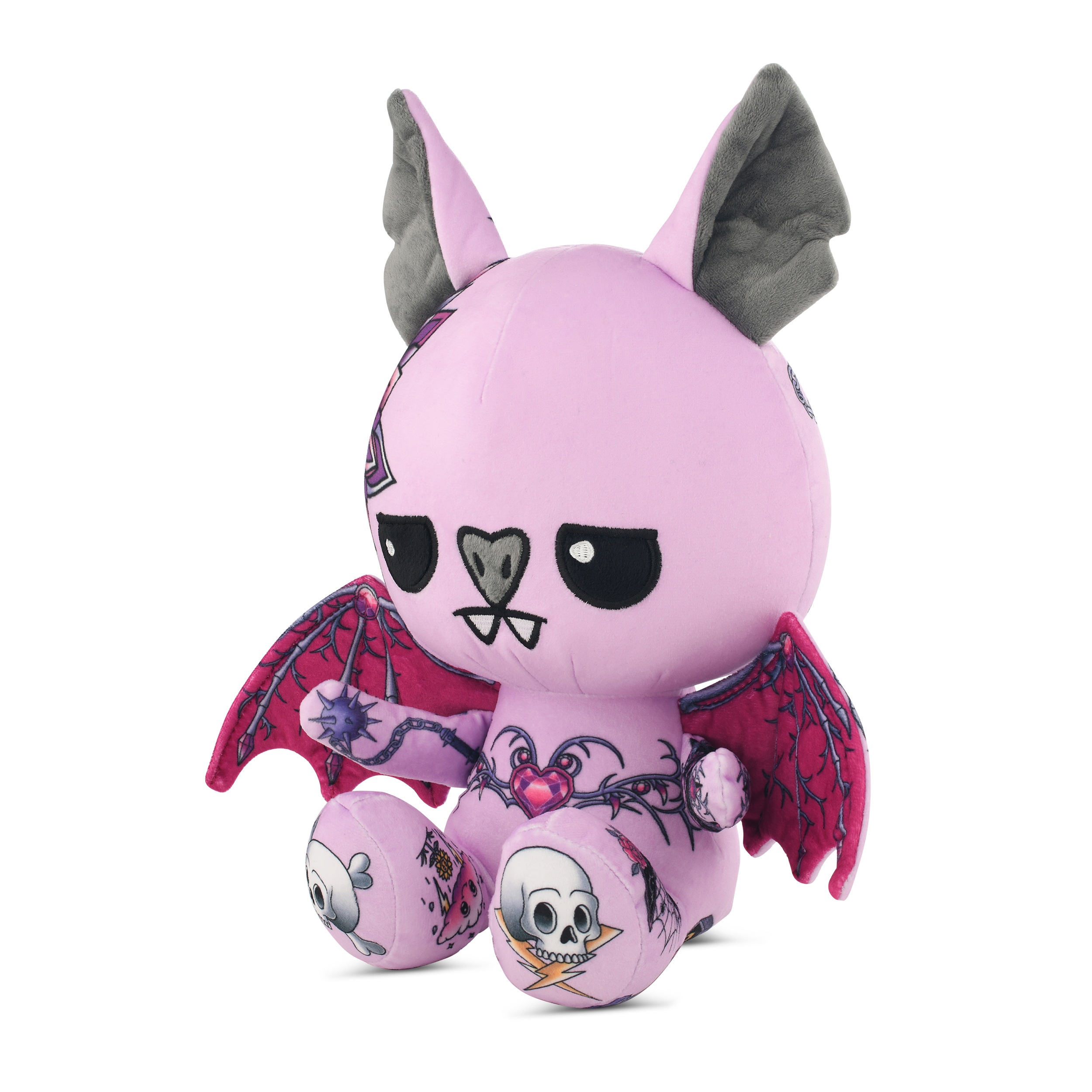 Violet the Bat Plushie - Ghost and Darkness